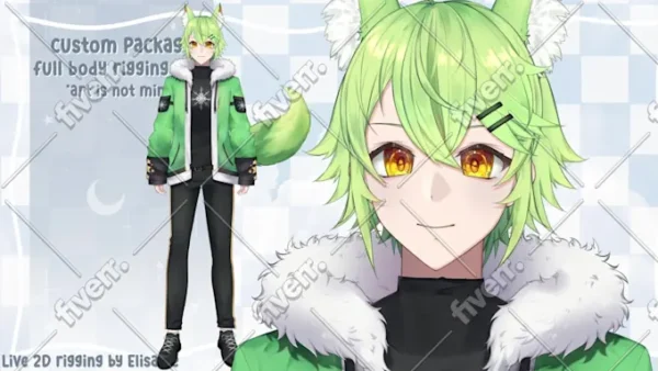 Eli VTuber Commissions artist