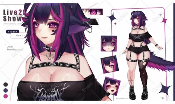 sophiel VTuber Commissions artist