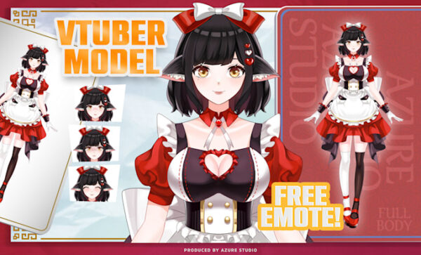 62 Azure VTuber commissions artist